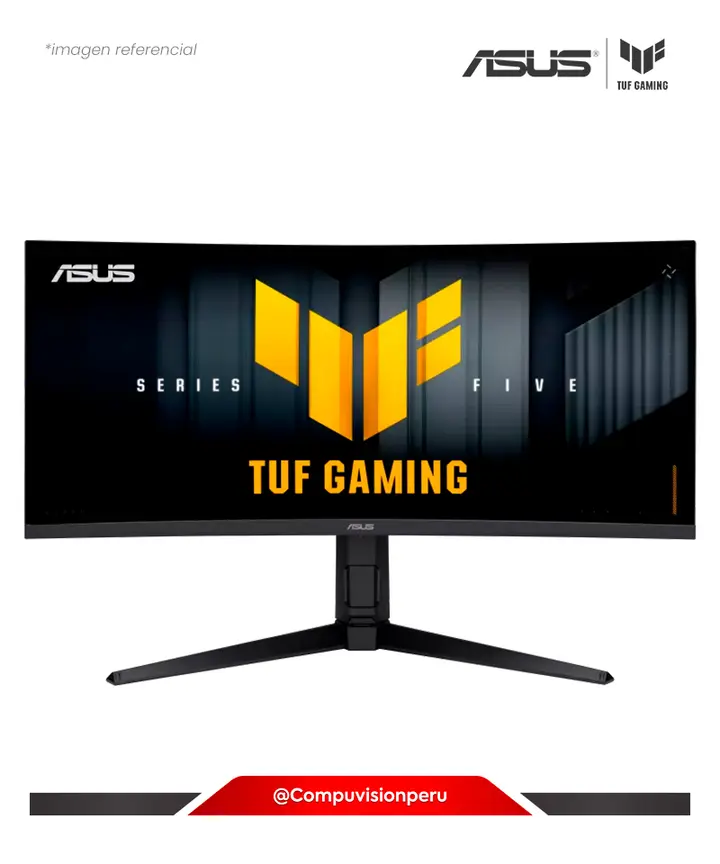 ASUS 34 FAST VA ASUS TUF GAMING VG34WQL5A 2K WQHD 200HZ HD 400HZ 0.5MS VESA CURVED 1500R AMD FREESYNC SPEAKER 2W*2 HDMI DP USB