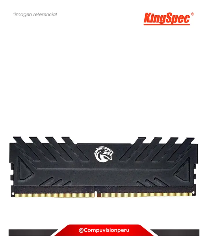 KINGSPEC 16GB DDR4 BUS 3200MHZ KINGSPEC BLACK CL18 1.35V KS3200D4M13516G-BLACK(1)