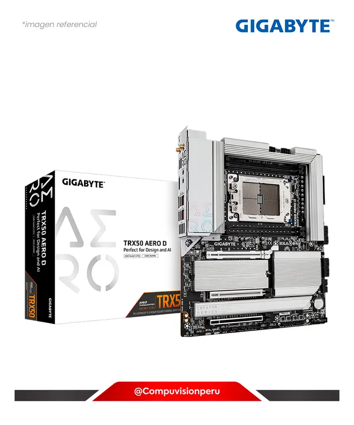 GIGABYTE TRX50 AERO D AMD STR5 TRX50 DDR5 WI-FI 7 BLUETOOTH M.2 USB 3.2 E-ATX