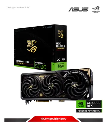 ASUS ROG ASTRAL GEFORCE RTX 5090 EDITION 20 32GB GDDR7 CUDA 21760 512-BIT HDMI DP ARGB ROG-ASTRAL-RTX5090-P32G-EDITION-20