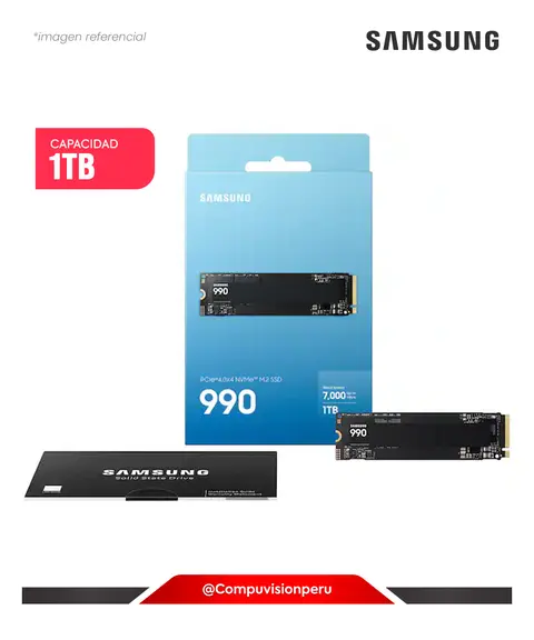 SAMSUNG SSD 1TB SAMSUNG 990 M.2 2280 V-NAND PCIE 4.0 X4 NVME 2.0 MZ-V9V1T0B/AM