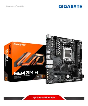 GIGABYTE B840M H AM5 AMD B840 DDR5 HDMI M.2 SATA 6GB USB 3.2 M-ATX B840M-H