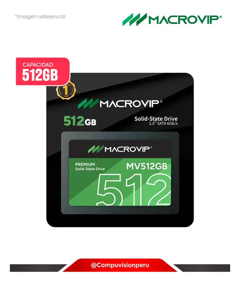 SSD 512GB MV PREMIUN 2.5 SATA III MV/512GB