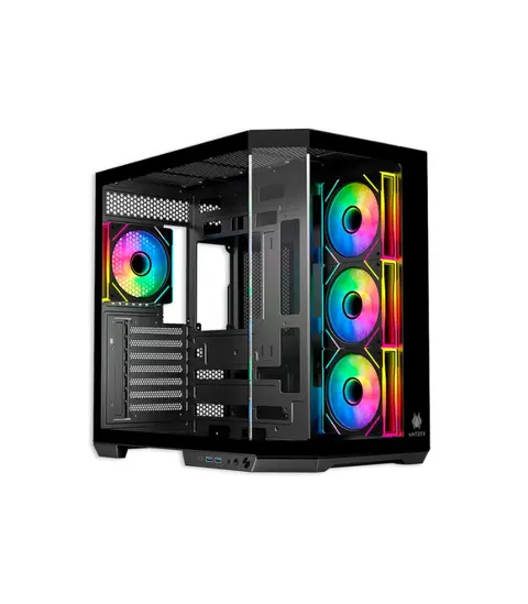 ANTRYX FX-800 INFINITY ARGB 4FAN BLACK, USB TIPO-C
