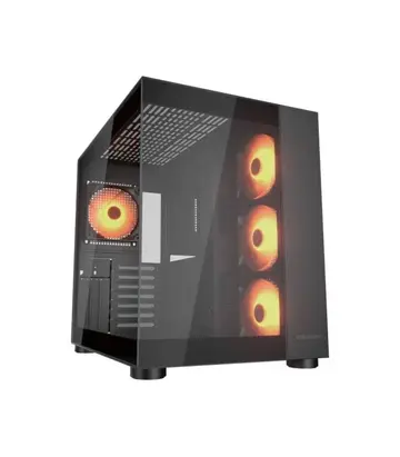 COUGAR FV150 Mid Tower, RGB, 4FAN, BLACK