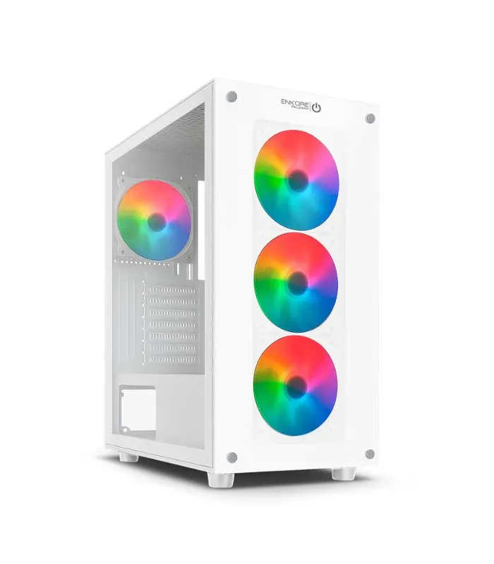 ENK FALCON 5000W, 4 FAN ARGB, ATX, WHITE