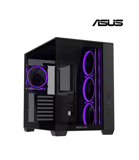 ASUS GAMER ASUS A32 PLUS, ARGB, S/F, VIDRIO TEMPLADO, MID TOWER BLACK