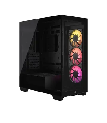 CORSAIR GAMER CORSAIR 3500X ARGB BLACK S/F VIDRIO TEMPLADO USB 3.2