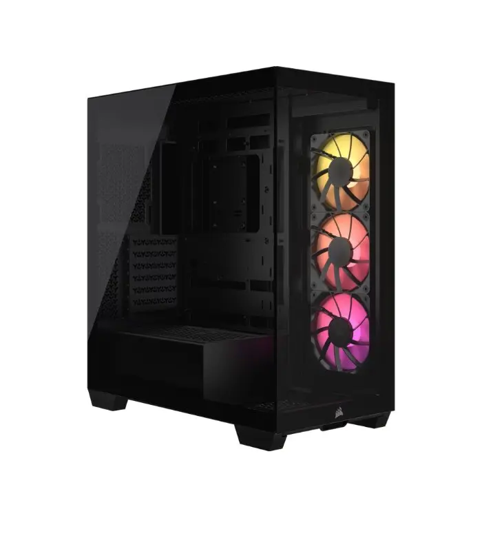 CORSAIR GAMER CORSAIR 3500X ARGB BLACK S/F VIDRIO TEMPLADO USB 3.2