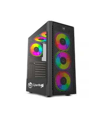 GAMER VIPER BLACK CBX5003, 4FAN, RAINBOW