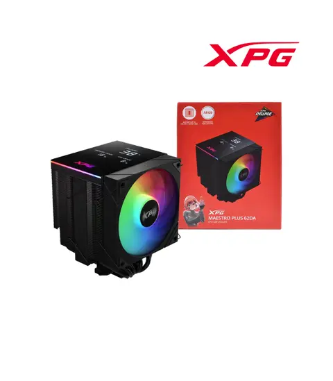 XPG PARA CPU XPG MAESTRO PLUS 62 DIGITAL BLACK ARGB