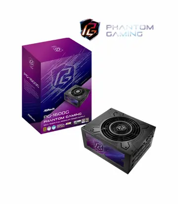 ASROCK PHANTOM GAMING PG-1600G 1600W 80 PLUS® GOLD FULL MODULAR PCIe5.1 ATX 3.1