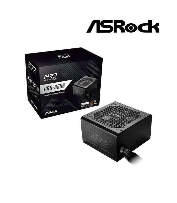 ASROCK PRO-850B, 850W, ATX, 80 PLUS BRONZE