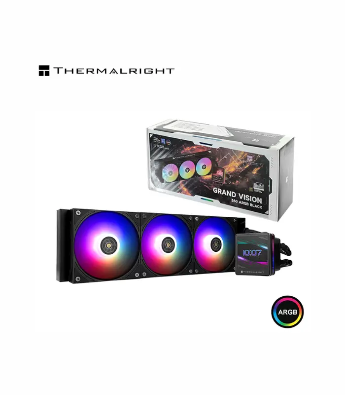 LIQUIDA THERMALRIGHT GRAND VISION 360 BLACK ARGB AMD/INTEL