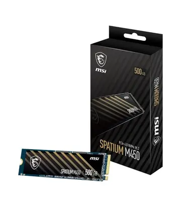 MSI SPATIUM M450 M.2 500GB NVME 3600MBS PCIE 4.0