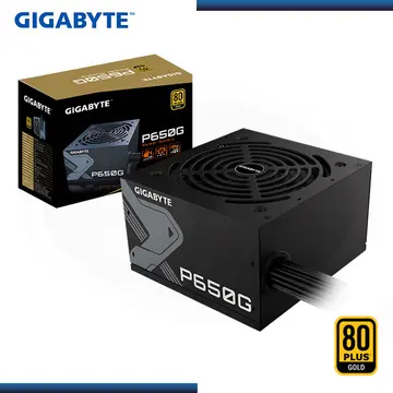 FUENTE GIGABYTE P650G 650W 80 PLUS GOLD (PN:GP-P650G)