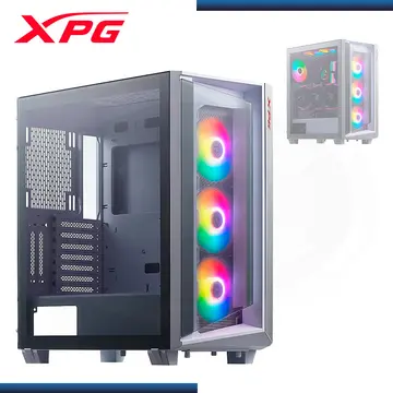 XPG CRUISER WHITE ARGB SIN FUENTE VIDRIO TEMPLADO USB 3.1/USB 3.0 (PN:CRUISERST-WHCWW)