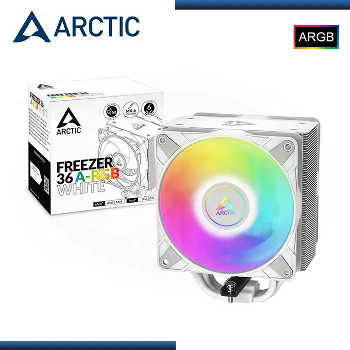 ARCTIC FREEZER 36 ARGB WHITE REFRIGERACION AIRE AMD/INTEL (PN:ACFRE00125A)