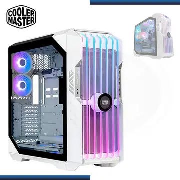 COOLER MASTER HAF 700 EVO WHITE ARGB SIN FUENTE VIDRIO TEMPLADO USB 3.2 TYPE USB-C (PN:H700E-WGNN-S00)