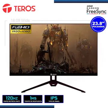 TEROS 23.8" TEROS TE-2415S 1920X1080 HDMI DP 1MS/120Hz/AMD FREESYNC