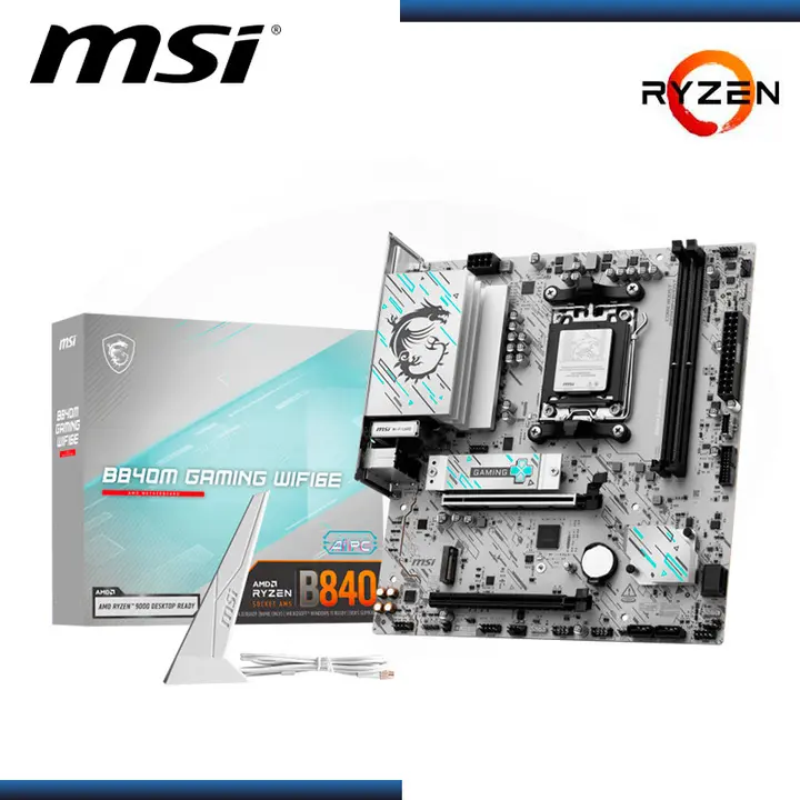 MSI B840M GAMING WIFI6E AMD RYZEN AM5 DDR5 (PN:911-7E76-001)