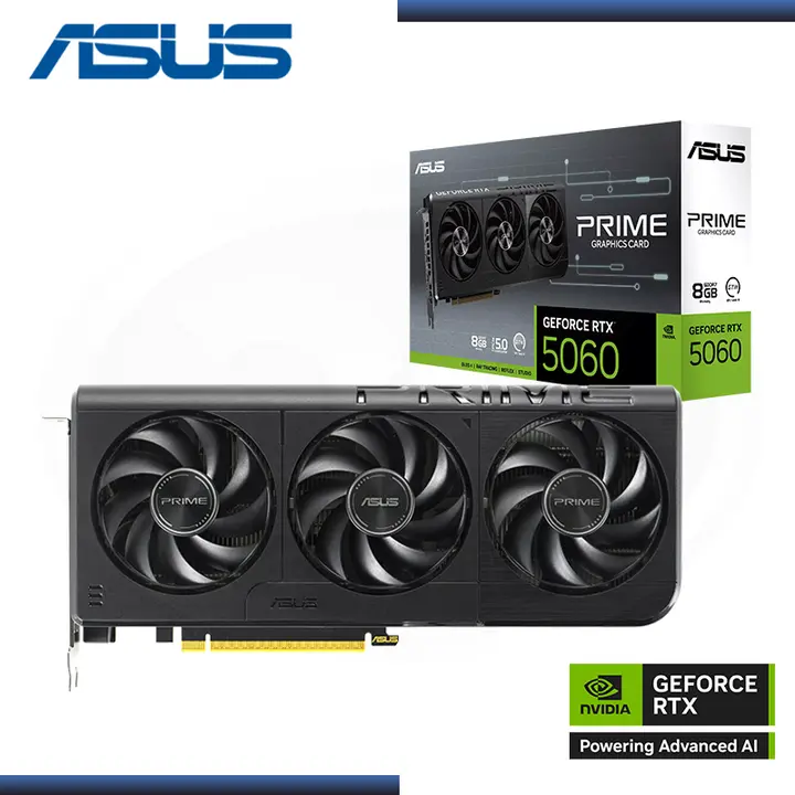 ASUS GEFORCE RTX 5060 8GB GDDR7 128BITS PRIME (PN:PRIME-RTX5060-8G)