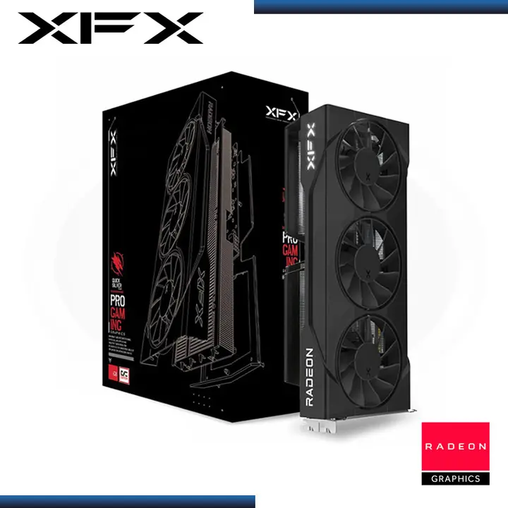XFX Swift Radeon RX 9060 XT 16GB GDDR6 128BITS OC Triple Fan Gaming Edition