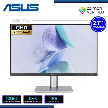 ASUS 27" ASUS PROART DISPLAY PA278QGV 2560x1440 HDMI DP 5MS/120Hz