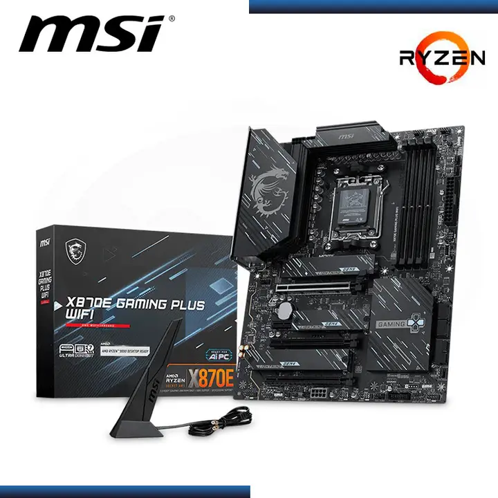 MSI X870E GAMING PLUS WIFI AMD RYZEN AM5 DDR5