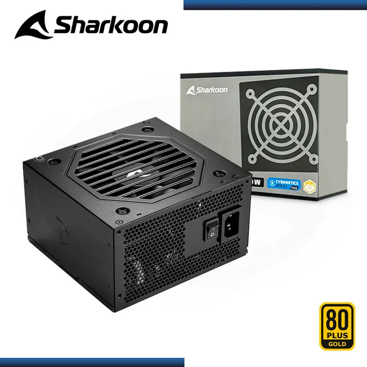 FUENTE SHARKOON REBEL P15 BLACK 850W 80 PLUS GOLD (PN:SHARKOON-P15)
