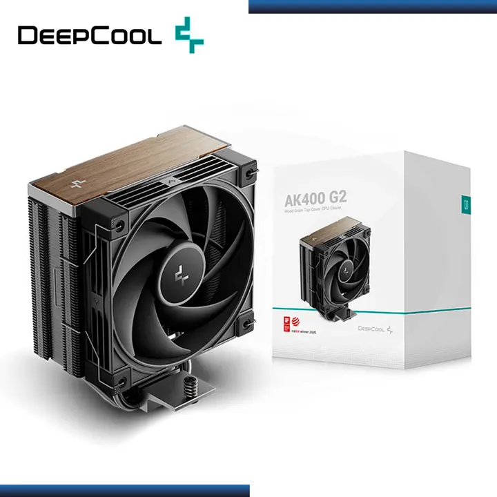 DEEPCOOL AK400 G2 BLACK REFRIGERACION AIRE AMD/INTEL (PN:R-AK400G2-BKNNMN-GJD)