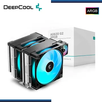 DEEPCOOL AG620 G2 ARGB BLACK REFRIGERACION AIRE AMD/INTEL (PN:R-AG620-BKAMMG2-G)
