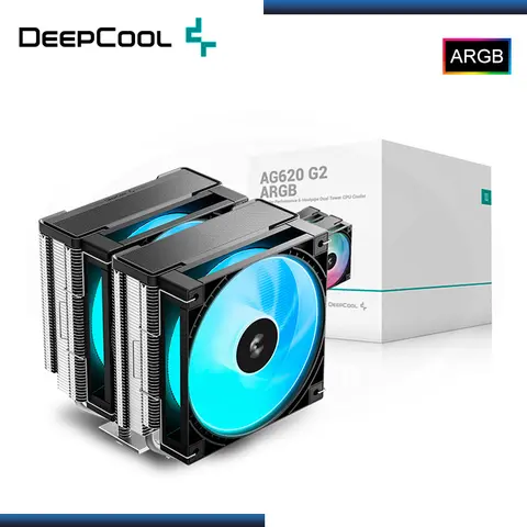 DEEPCOOL AG620 G2 ARGB BLACK REFRIGERACION AIRE AMD/INTEL (PN:R-AG620-BKAMMG2-G)