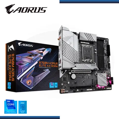 AORUS B760M ELITE AX DDR4 LGA1700 (PN:9MB76MLX4-00-G11)