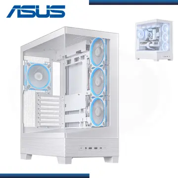 ASUS A31 PLUS ARGB WHITE SIN FUENTE VIDRIO TEMPLADO USB 3.2 (PN:A31 PLUS/WT/TG/ARGB)