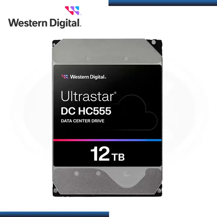 ULTRASTAR HC555 12TB 7200 RPM 512MB CACHE 3.5" (PN: 0B48720)