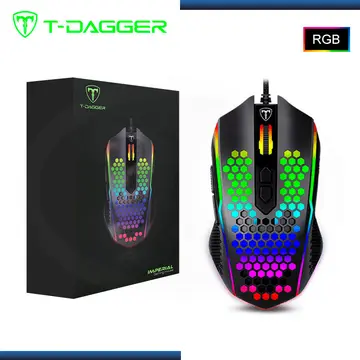 T-DAGGER IMPERIAL BLACK GAMING V3 7,200 DPI USB (PN:T-TGM310R-RGB)