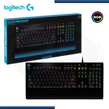 LOGITECH G G213 PRODIGY RGB GAMING BLACK USB (PN:920-008084)