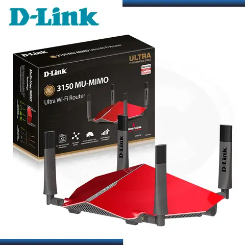 ROUTER D-LINK DIR-885L AC3150 MU-MIMO ULTRA WIFI CON 04 ANTENAS