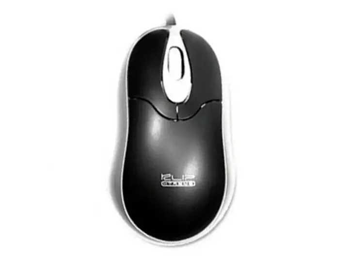 KLIP MINI RETRACTIL (KMO-103) HASTA 800 DPI, 3 BOTONES, NEGRO CON PLOMO