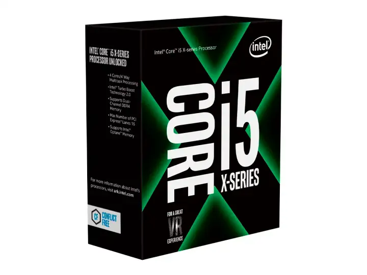 Intel CORE I5 7640X 4.0GHZ HASTA 4.2GHZ 6.0MB (BX80677I57640X) LGA 2066, 4 NUCLEOS, S/COOLER