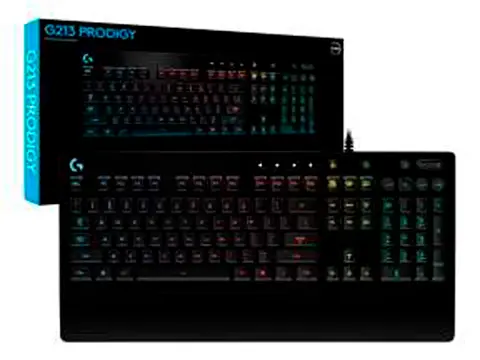LOGITECH GAMER LOGITECH G213 PRODIGY (920-008084) SEMI MECANICO, LED RGB