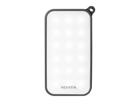 ADATA BATERIA ADATA POWER BANK PORTABLE D8000L, BATERIA RECARGABLE DE POLÍMERO DE LITIO 8000MAH, COLOR NEGRO (AD8000L-3K-5V-CBK)