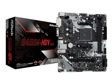 ASROCK B450M-HDV R4.0 (90-MXB9N0-A0UAYZ) SOCKET AM4, RAM DDR4 BUSS 3200OC MHZ