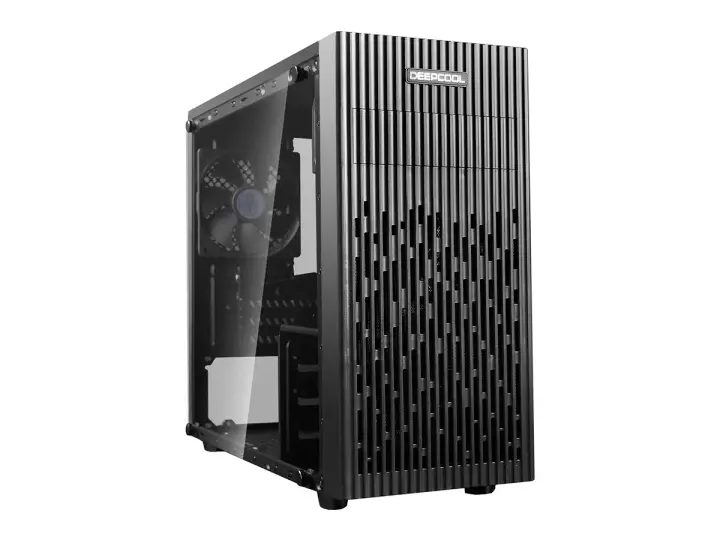 DEEPCOOL MATREXX 30 S/FUENTE (DP-MATX-MATREXX30) PANEL DE VIDRIO, 1 VENTILADOR, NEGRO