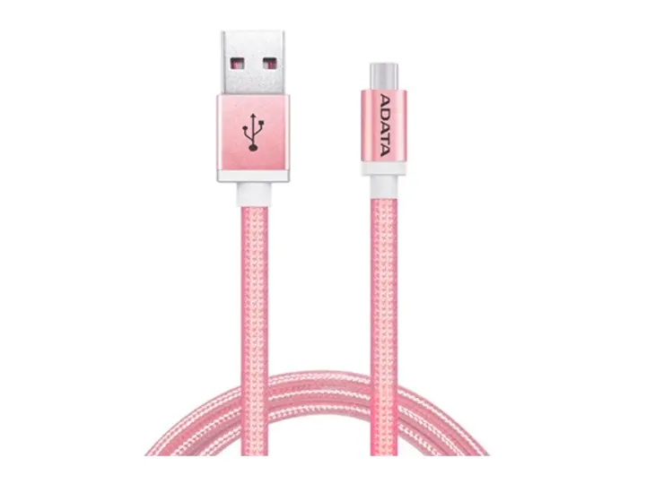 CABLE DE PUERTO USB MACHO -- A -- PUERTO MINI USB MACHO, ADATA, VELOCIDAD DE TRANFERENCIA 480 MBIT/S, 1 METRO, MATERIAL CABLE NAYLON (AMUCAL-10