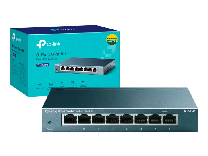 SWITCH TP-LINK 8 PUERTOS ( TL-SG108 ) 10/100/100