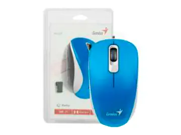 INALAMBRICO GENIUS NX-7010 (31030114110) HASTA 1600 DPI, RECEPTOR USB, 3 BOTONES, AZUL