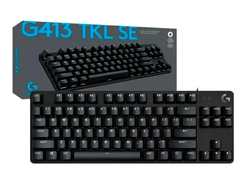 LOGITECH GAMER LOGITECH G413 TKL SE (920-010442) MECANICO, LED BLANCO