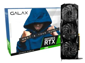 GALAX GEFORCE RTX 3080 SG LHR 12GB GDDR6X (38NOM5MD99SS) NVIDIA 384 BITS, 3 VENTILADORES
